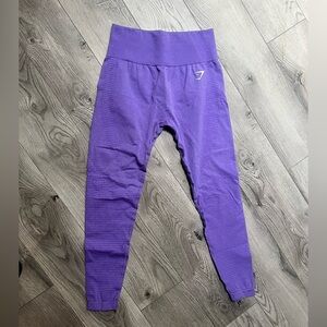 GYMSHARK light purple, vital seamless, leggings